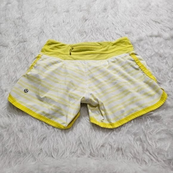 Lululemon Groovy Run Short Twin Stripe Sizzle Lightweight Tulip Hem Lined Small - Picture 2 of 13